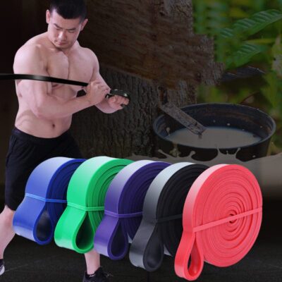 Resistance Bands Set — 5 Strength Levels, Snap-Proof Latex, Full-Body Home Workout